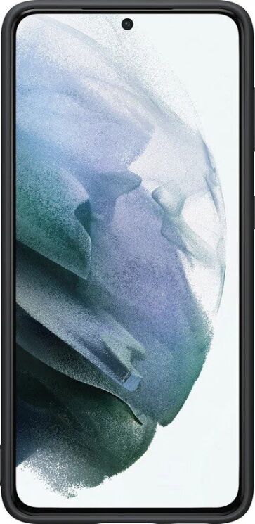 Чехол Silicone Cover для Samsung Galaxy S21 (G991) EF-PG991TBEGRU - Black: фото 2 из 3
