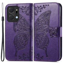 Чохол UniCase Butterfly Pattern для Honor X7a - Purple: фото 1 з 9