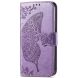 Чехол UniCase Butterfly Pattern для Motorola Moto G35 - Light Purple (367911LV). Фото 5 из 7