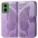 Чехол UniCase Butterfly Pattern для Motorola Moto G35 - Light Purple (367911LV). Фото 1 из 7
