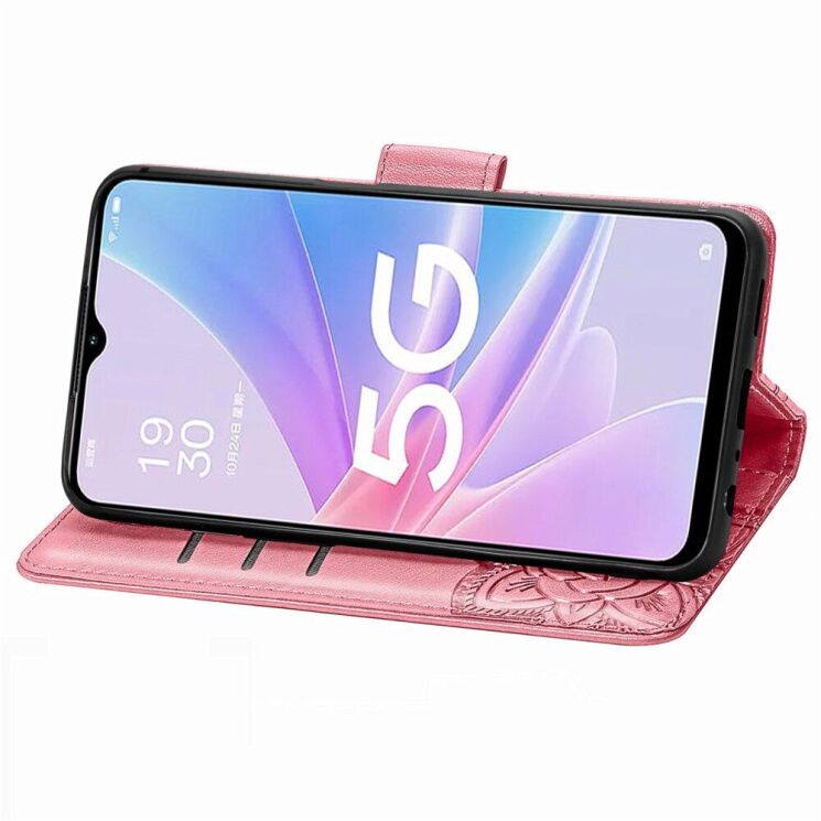 Чехол UniCase Butterfly Pattern для OPPO A78 5G - Pink: фото 3 из 6