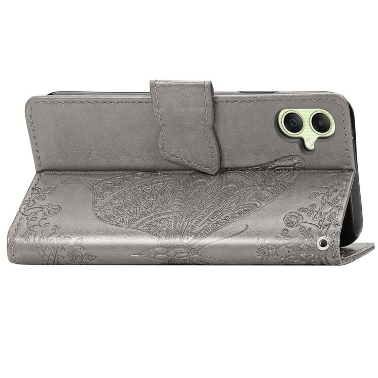Чехол UniCase Butterfly Pattern для Samsung Galaxy A05 (A055) - Grey: фото 4 из 6