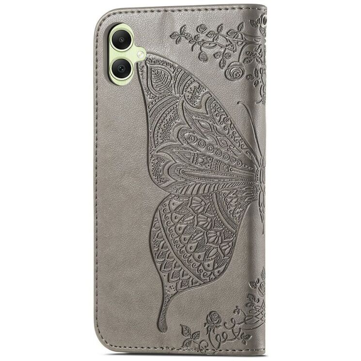 Чехол UniCase Butterfly Pattern для Samsung Galaxy A05 (A055) - Grey: фото 5 из 6