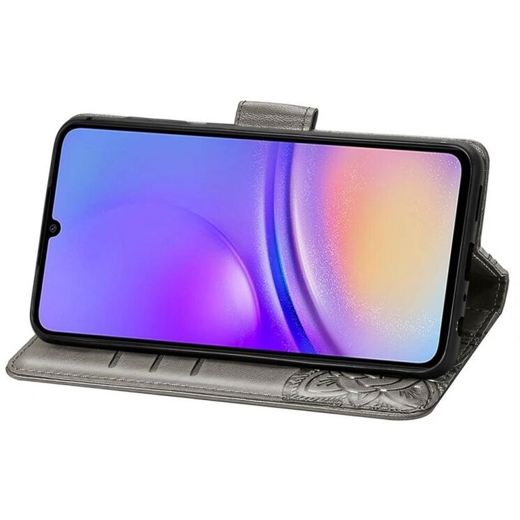 Чехол UniCase Butterfly Pattern для Samsung Galaxy A05 (A055) - Grey: фото 3 из 6