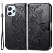 Чехол UniCase Butterfly Pattern для Xiaomi Redmi 12 - Black (329016B)