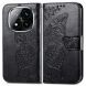 Чехол UniCase Butterfly Pattern для Xiaomi Redmi Note 14 Pro 5G - Black (373123B). Фото 1 из 9