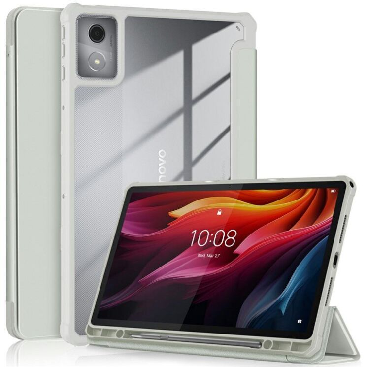Чeхол UniCase Folio Style для Lenovo Tab K11 Plus - Grey: фото 1 из 12