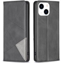 Чехол UniCase Geometric Pattern для Apple iPhone 15 - Black: фото 1 из 7