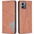 Чехол UniCase Geometric Pattern для Motorola Moto G14 - Brown (335512Z)