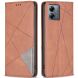 Чехол UniCase Geometric Pattern для Motorola Moto G14 - Brown (335512Z). Фото 1 из 8