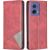 Чехол UniCase Geometric Pattern для Motorola Moto G85 - Red: фото 1 из 8