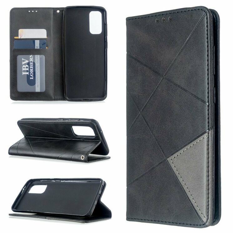 Чехол UniCase Geometric Pattern для Samsung Galaxy S20 (G980) - Black: фото 1 из 11