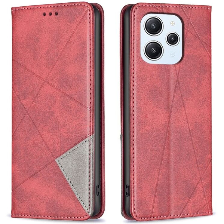 Чехол UniCase Geometric Pattern для Xiaomi Redmi 12 - Red: фото 1 из 9