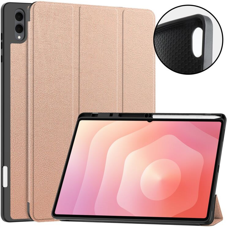 Чехол UniCase Soft UltraSlim для Samsung Galaxy Tab S12 Ultra - Rose Gold: фото 1 из 10