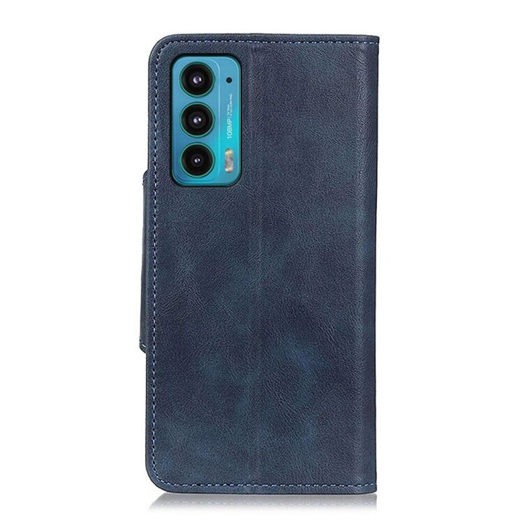 Чохол UniCase Vintage Wallet для Motorola Edge 20 - Blue: фото 3 з 8