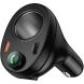 FM модулятор Hoco E88 PD20W + QC3.0 (2Type-C + USB) - Black (923311B). Фото 2 из 8