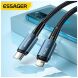 Кабель ESSAGER Sunset Type-C to Lightning (20W, 0.5m) EXCTL-CGB01 - Black (982808B). Фото 4 из 10