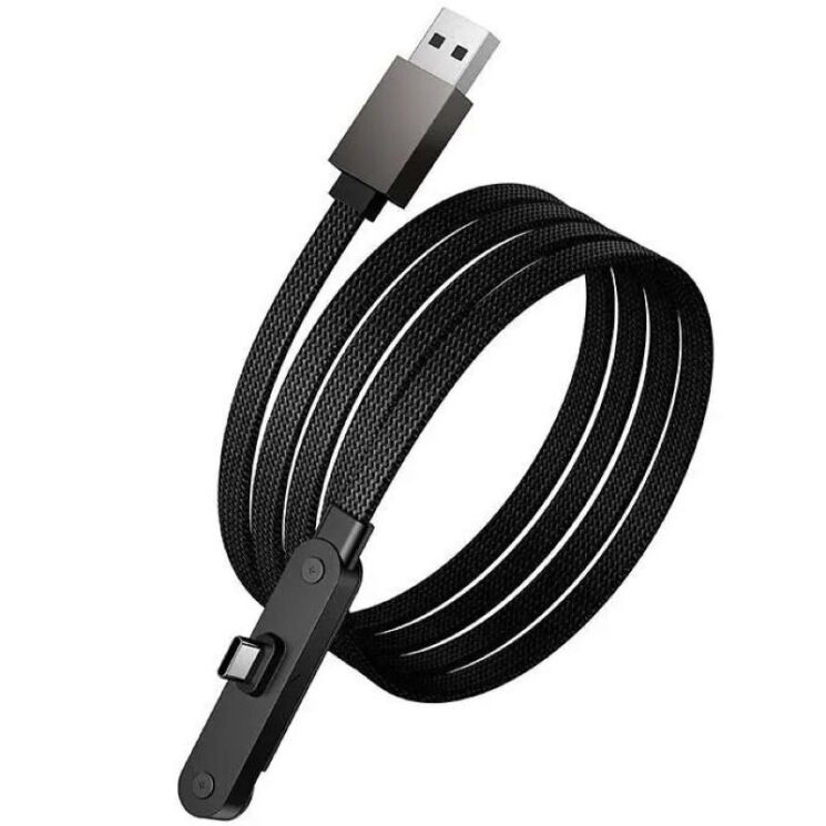 Кабель Hoco U150 USB to Type-C 36W (3A, 1.2m) - Black: фото 4 з 9