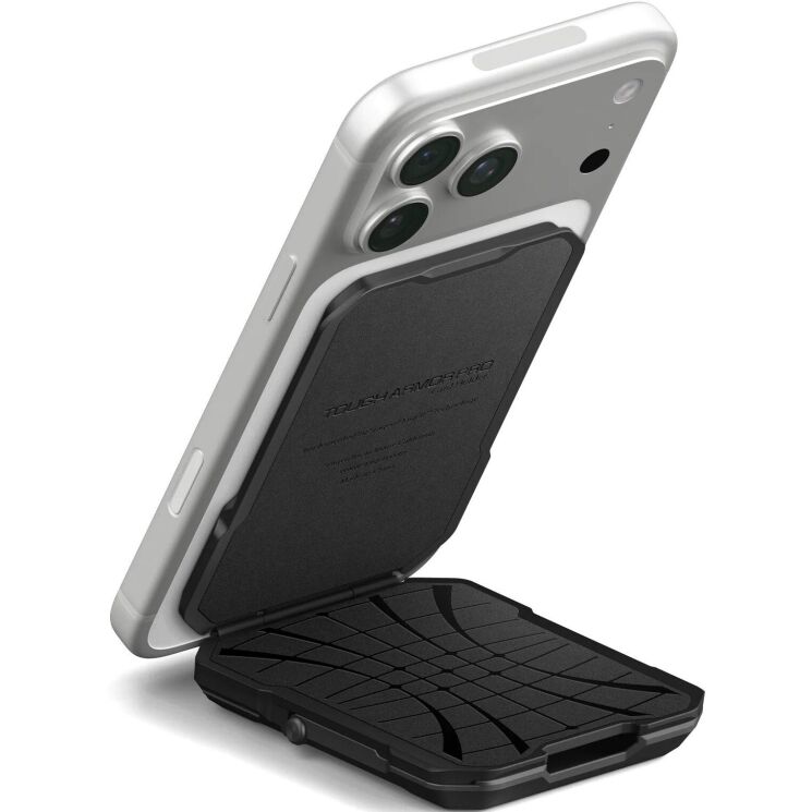Кардхолдер Spigen Tough Armor Pro (Mag Fit) AFA09327 - Black: фото 10 з 21