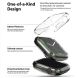Комплект чохлів RINGKE Slim Case для Apple Watch 41 mm (7 / 8 / 9 Series) - Clear / Black (286315CB). Фото 2 з 6
