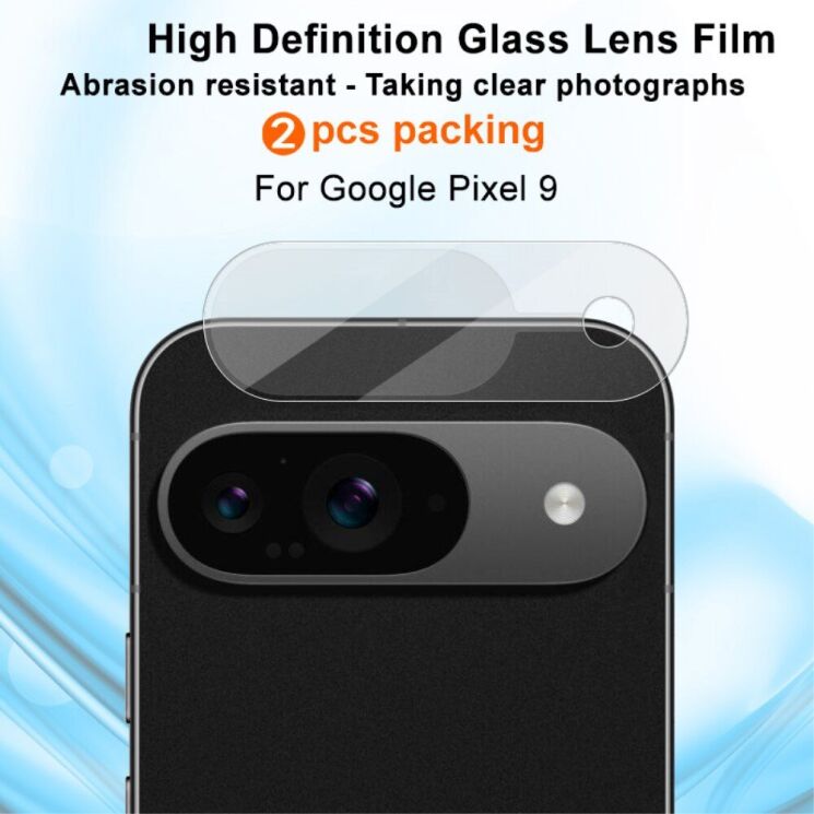 Комплект захисних стекол IMAK Camera Lens Protector для Google Pixel 9: фото 6 из 12