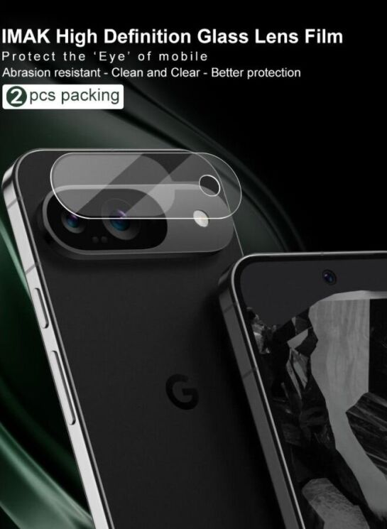 Комплект захисних стекол IMAK Camera Lens Protector для Google Pixel 9: фото 7 из 12