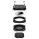 Комплект защитных чехлов (4шт) Spigen Tough Armor Set для Apple AirTag / AirTag 2 (ACS10464) - Black (274028B). Фото 7 из 14