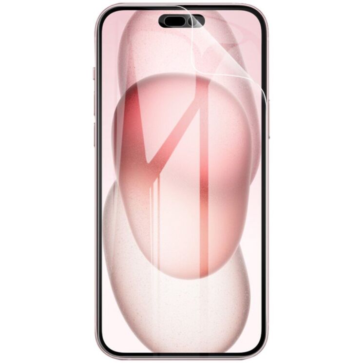 Комплект защитных пленок IMAK Full Coverage Hydrogel Film для Apple iPhone 15: фото 2 из 8
