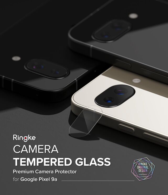 Комплект защитных стекол (2шт) Ringke Camera Protector Glass для Google Pixel 9a (8800293853510): фото 2 из 11