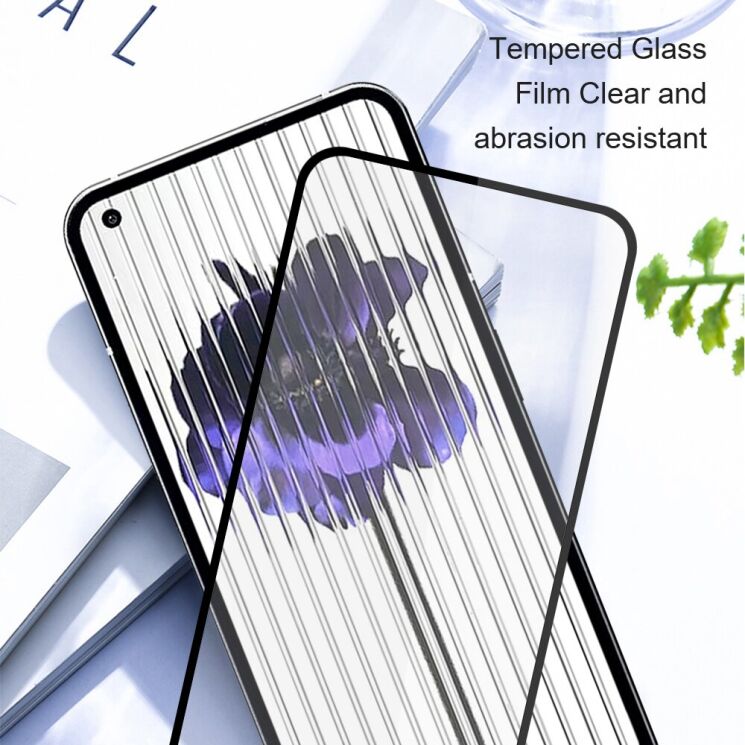 Комплект захисних стекол AMORUS Full Glue для Nothing Phone (3a) / (3a) Pro - Black: фото 4 з 9