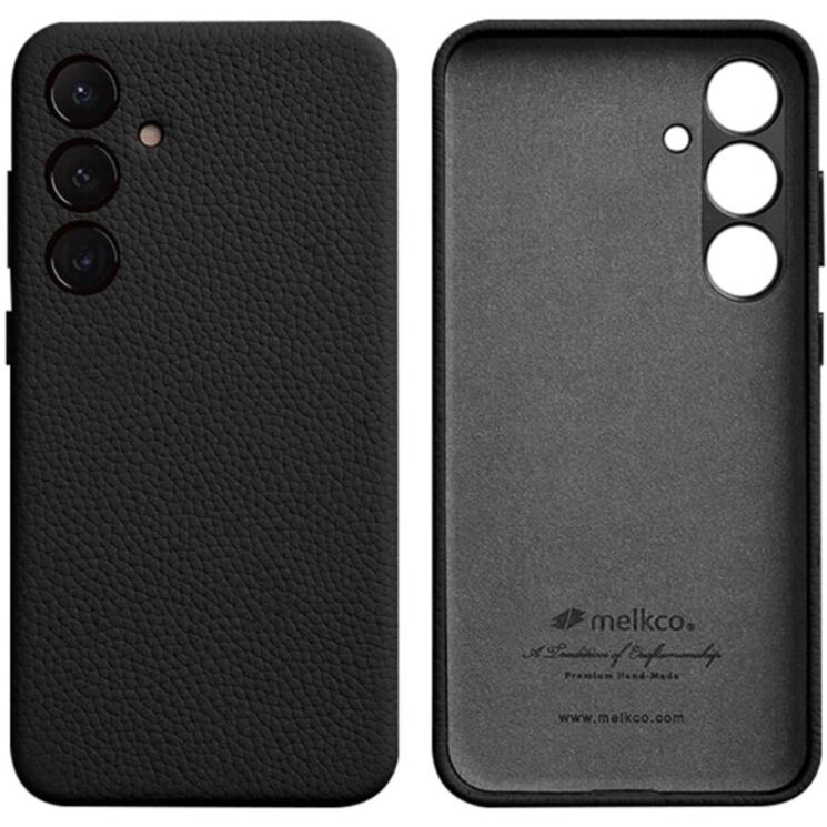 Кожаный чехол MELKCO Classic Case для Samsung Galaxy S24 Plus (S926) - Black: фото 1 из 2