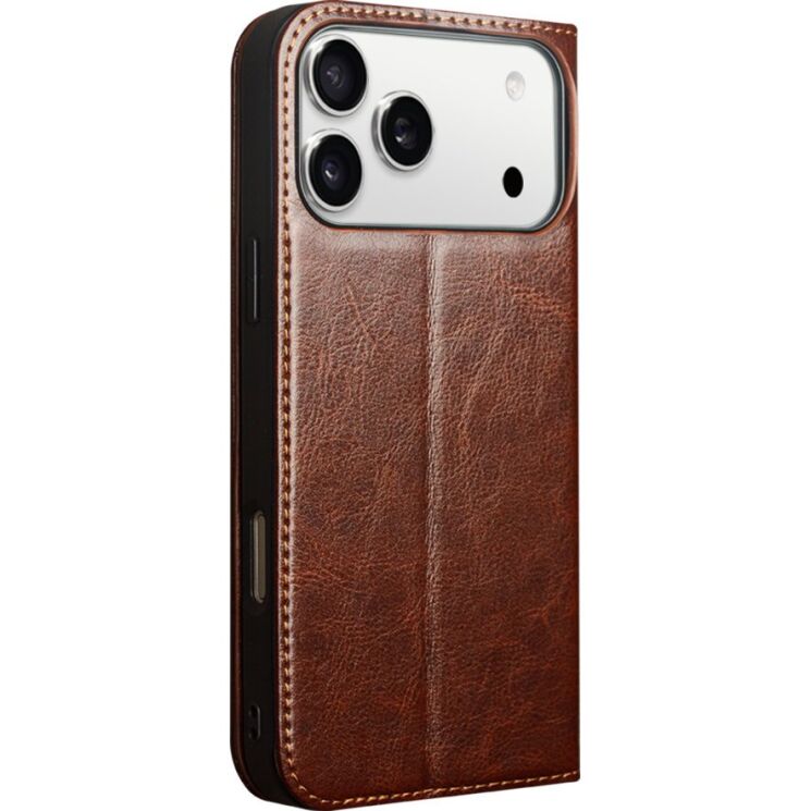 Шкіряний чохол QIALINO Classic Case для iPhone 18 Pro Max - Brown: фото 5 з 13