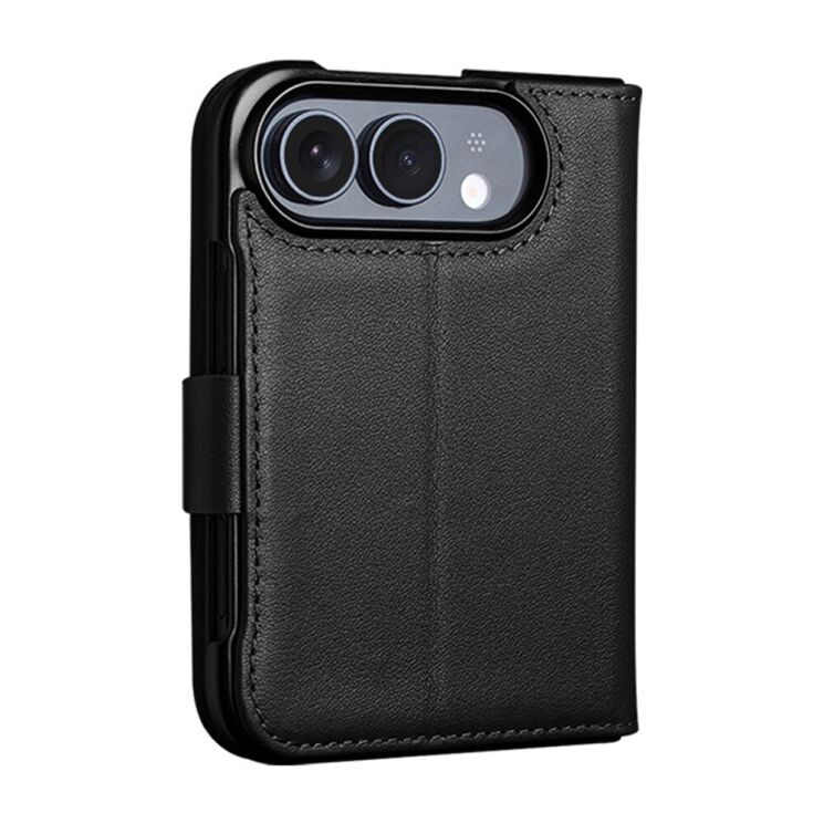 Шкіряний чохол QIALINO Wallet Case (FF) для iPhone Duo - Black: фото 4 з 11