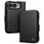 Шкіряний чохол QIALINO Wallet Case (FF) для iPhone Duo - Black: фото 1 з 11