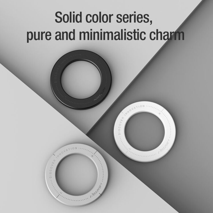 Магнитное кольцо NILLKIN SnapHold Ultra Magnetic Sticker - Black: фото 11 из 16