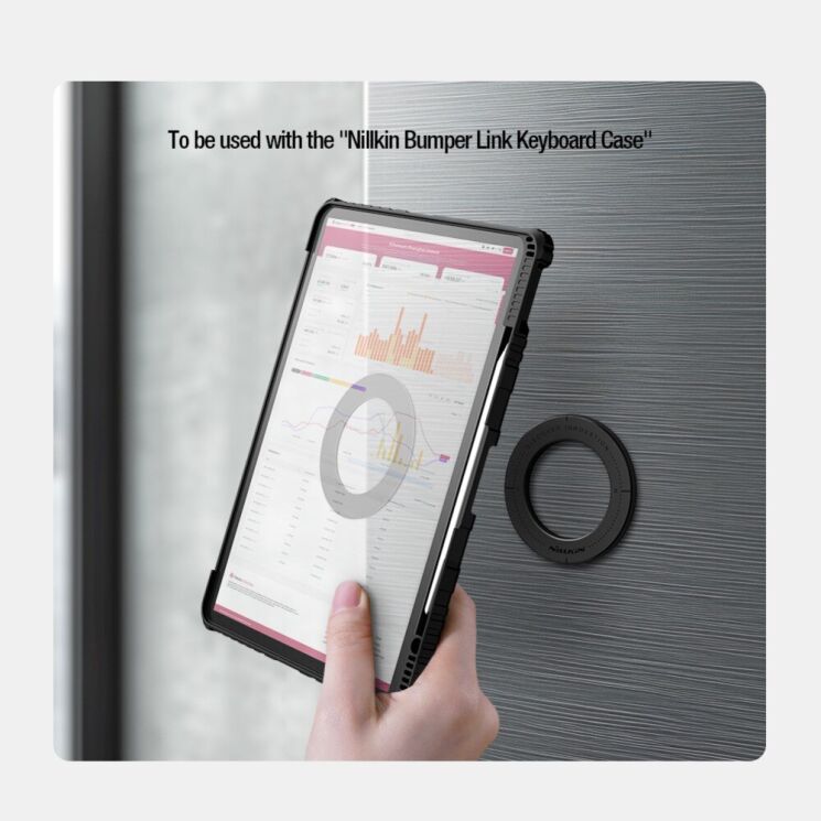 Магнитное кольцо NILLKIN SnapHold Ultra Magnetic Sticker - Black: фото 5 из 16