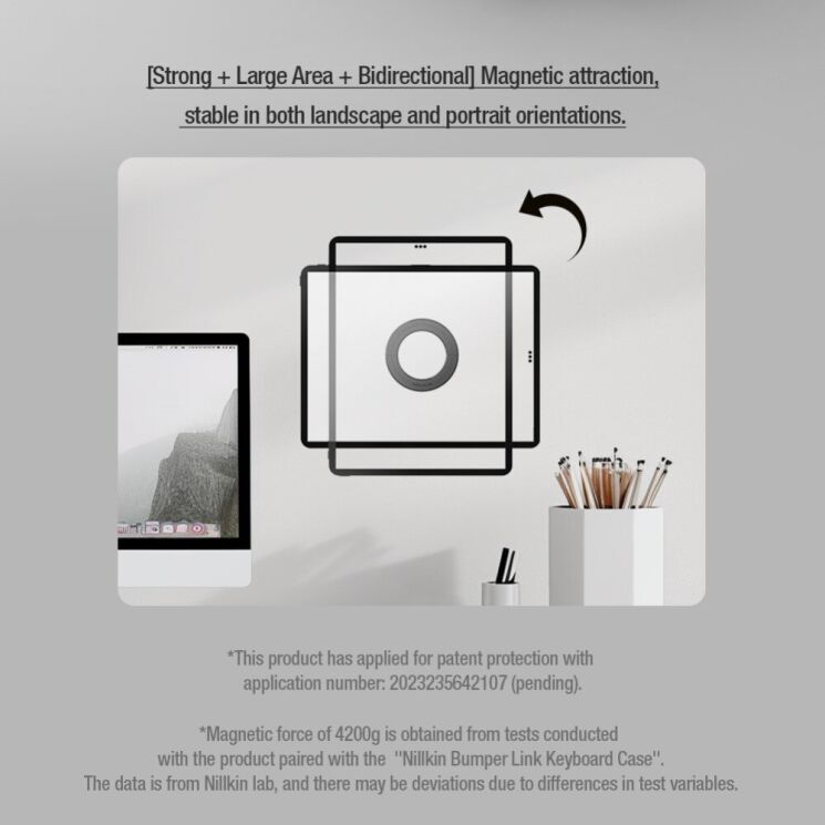 Магнитное кольцо NILLKIN SnapHold Ultra Magnetic Sticker - Black: фото 7 из 16