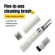 Набор для чистки гаджетов ESSAGER 5 в 1 cleaning brush (EQJ05-QF02) - White (981957W). Фото 3 из 8