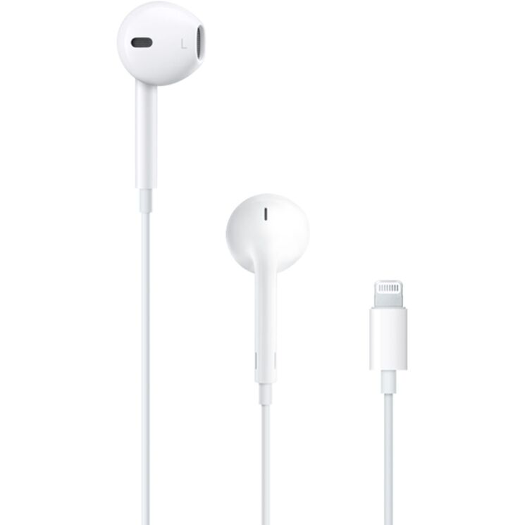 Оригинальная гарнитура Apple EarPods with Lightning (MWTY3ZM/A) - White: фото 1 из 6