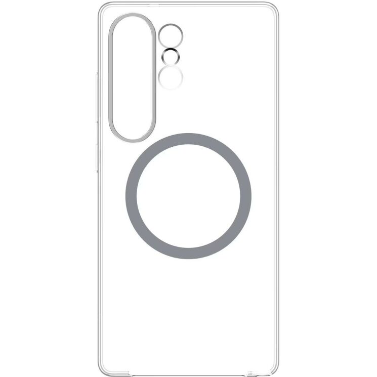 Оригинальный чехол Clear Magnet Case для Samsung Galaxy S25 Ultra (S938) GP-FPS938SAATW - Transparent: фото 1 из 2