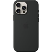 Оригинальный чехол Silicone Case with MagSafe для Apple iPhone 16 Pro Max (MYYT3) - Black: фото 1 из 4