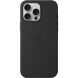 Оригинальный чехол Silicone Case with MagSafe для Apple iPhone 16 Pro Max (MYYT3) - Black (366356B). Фото 1 из 4