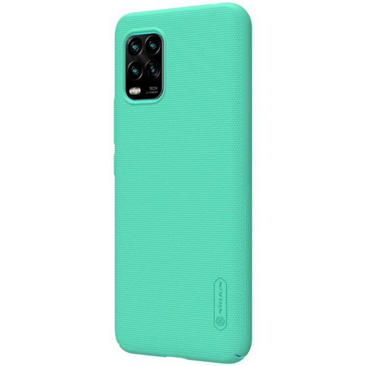 Пластиковый чехол NILLKIN Frosted Shield для Xiaomi Mi 10 Lite - Green: фото 4 из 20