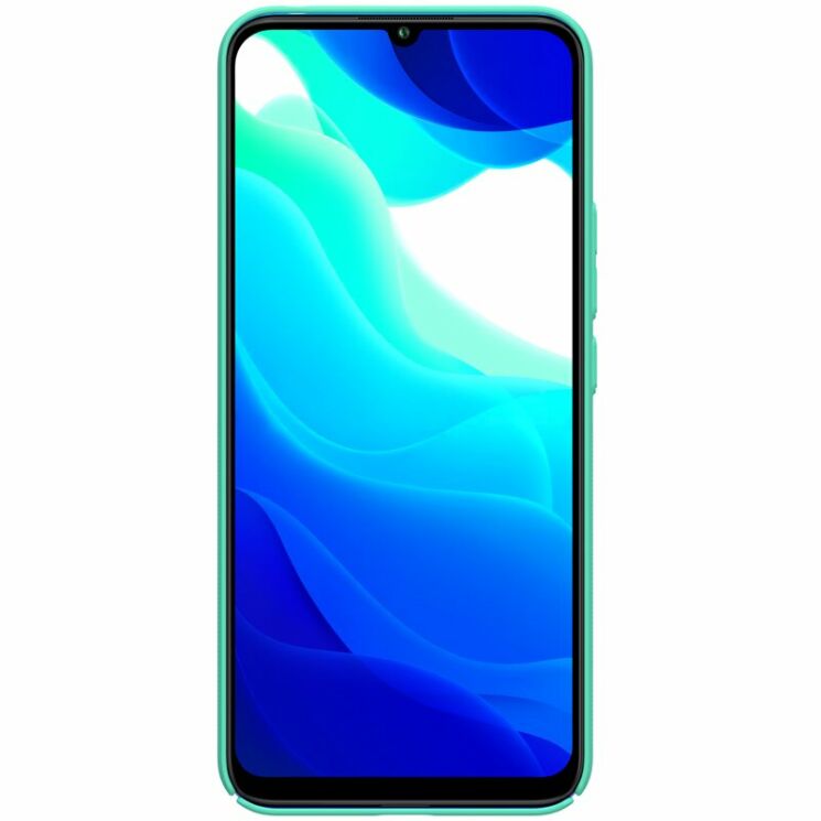 Пластиковый чехол NILLKIN Frosted Shield для Xiaomi Mi 10 Lite - Green: фото 3 из 20