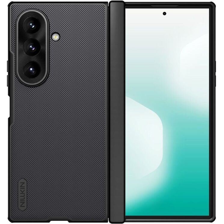 Пластиковый чехол NILLKIN Frosted Shield Magnetic (FF) для Samsung Galaxy Fold 8 Ultra - Black: фото 1 из 20