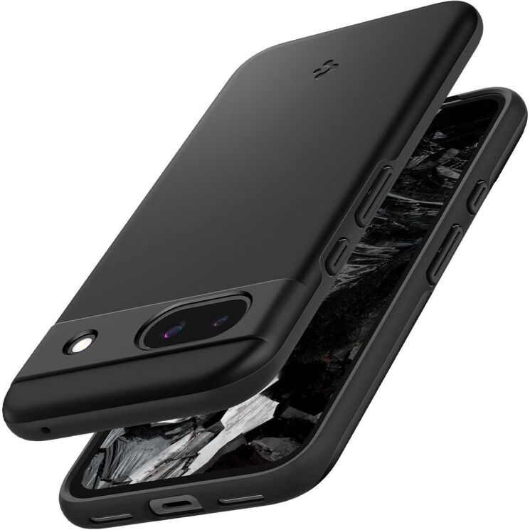 Пластиковый чехол Spigen (SGP) Thin Fit для Google Pixel 8A - Black: фото 4 из 17