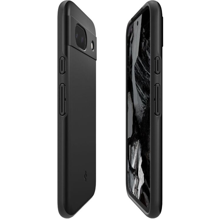 Пластиковый чехол Spigen (SGP) Thin Fit для Google Pixel 8A - Black: фото 6 из 17