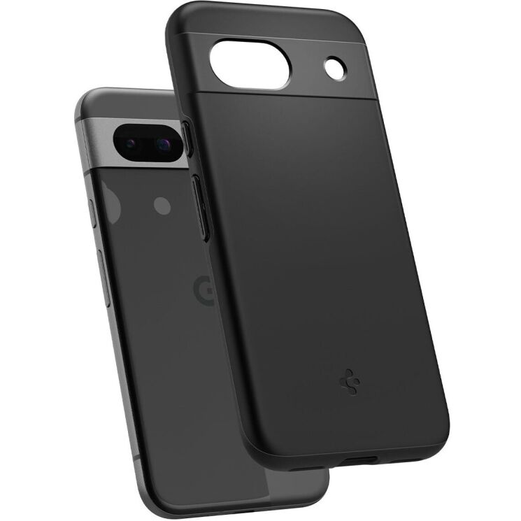 Пластиковый чехол Spigen (SGP) Thin Fit для Google Pixel 8A - Black: фото 3 из 17