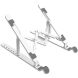 Подставка для ноутбука ORICO Portable Laptop Stand - Silver (982316S). Фото 1 из 11