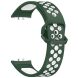Ремінець Deexe Dot Color для Samsung Galaxy Fit 3 - Dark Green / White (349023GW). Фото 3 з 7